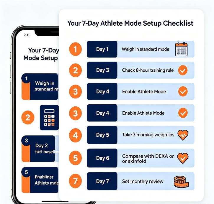 Your 7-Day Athlete Mode Setup Checklist Your 7-Day Athlete Mode Setup Checklist