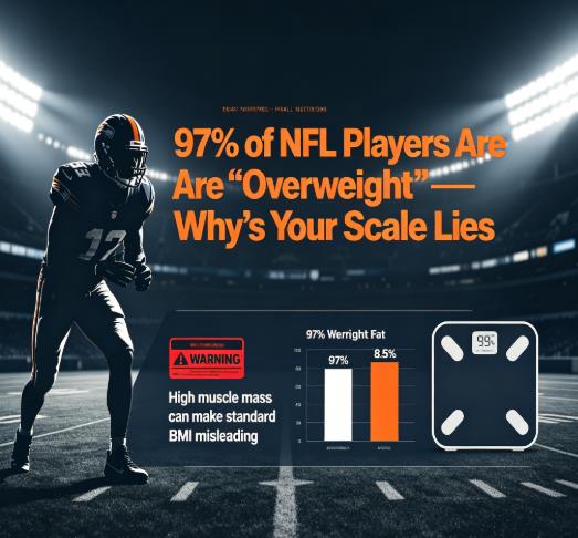 97% of NFL Players Are “Overweight”—Here’s Why Your Scale Lies 97% of NFL Players Are “Overweight”—Here’s Why Your Scale Lies