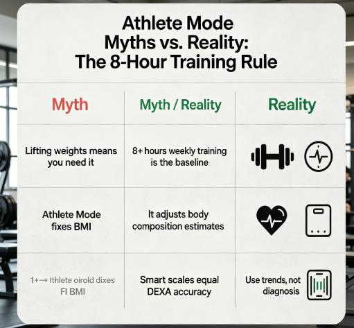 Athlete Mode Myths vs. Reality: The 8-Hour Training Rule Athlete Mode Myths vs. Reality: The 8-Hour Training Rule