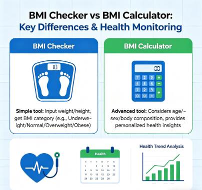 BMI Checker vs BMI Calculator key differences health guide