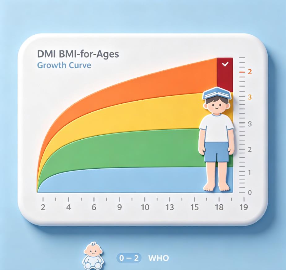 BMI for children 2-19 CDC growth chart percentiles: underweight below 5th, healthy weight 5th to 84th, overweight 85th to 94th, obese 95th and above, severe obesity classes