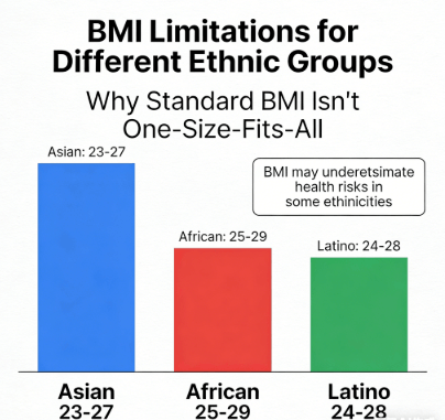 BMI Limitations for Different Ethnic Groups and Ethnic-Adjusted BMI Standards