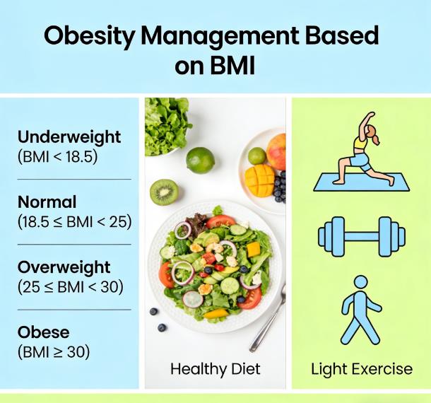 BMI-Based Obesity Management Healthy Weight Visual Guide