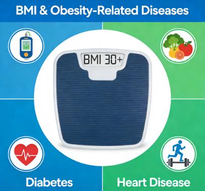 BMI Obesity Related Diseases: Health Risks of High BMI and Healthy Weight Management