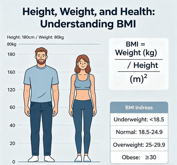 Healthy Weight for Height Guide, BMI Ranges and Body Composition for Adults