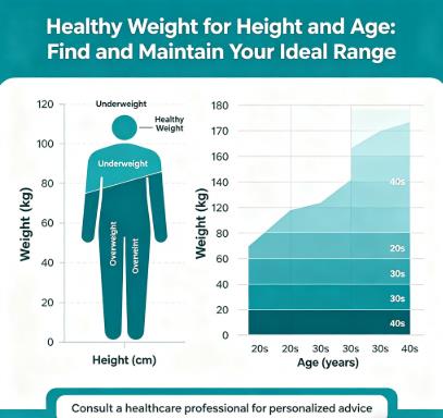 Healthy weight for height and age guide and balanced wellness tips