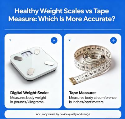 Healthy Weight Scales vs Tape Measure: Which Is More Accurate for Health Tracking