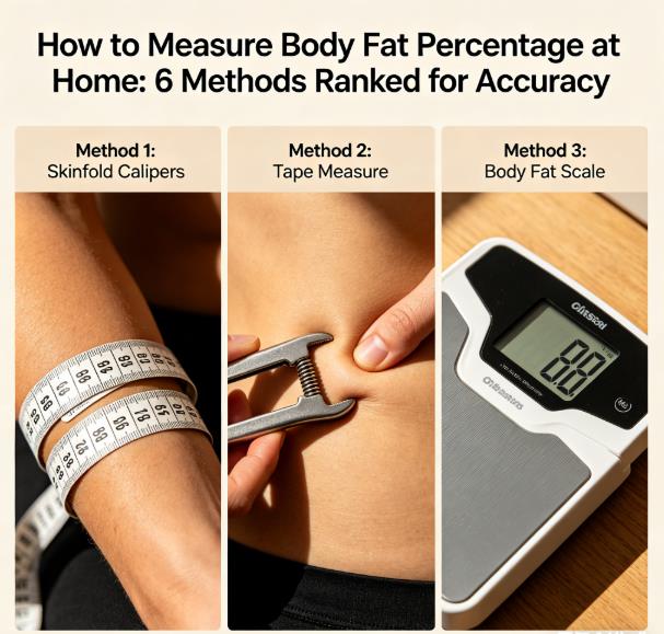 How to Measure Body Fat Percentage at Home – 6 Accurate Methods Including Tape Measure, Skinfold Calipers, BIA and DEXA Scan