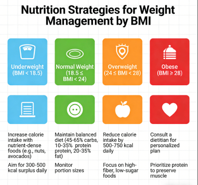 Nutrition Strategies for Weight Management by BMI – Healthy Diet Guide for Balanced BMI